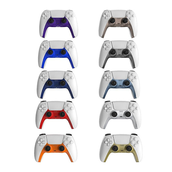 Gamepad-skydd för Sony PS5 främre mittenkontrollersättning dekorativt skal för Playstation 5 joypad-speltillbehör Red