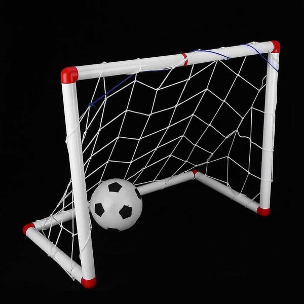 86 cm Vikbar minifotboll Fotboll Målstolpe Set med pump Barnpresent plast|Leksakssporter