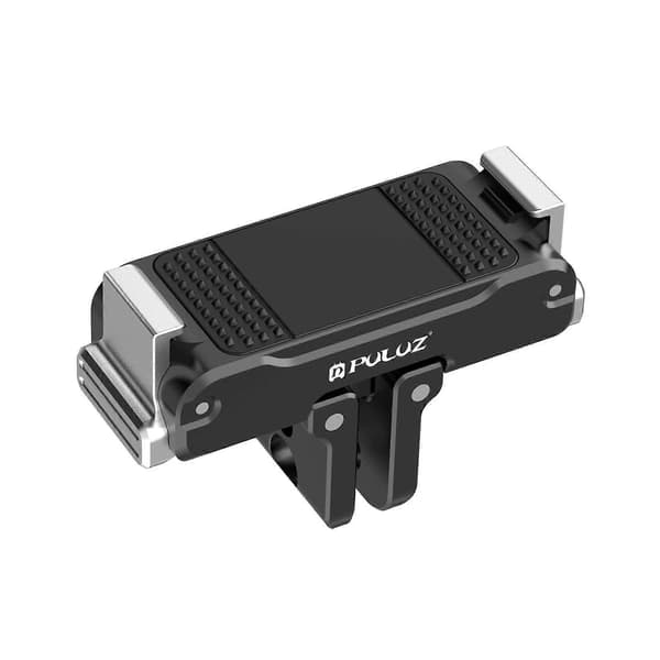 Til DJI Osmo Nano PULUZ Magnetisk Metal Quick Release Base Mount (Sort) Black