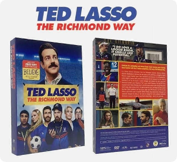 Ted Lasso The Richmond Way - 7 Discs engelsk version DVD Boxset Ny Box Sæt