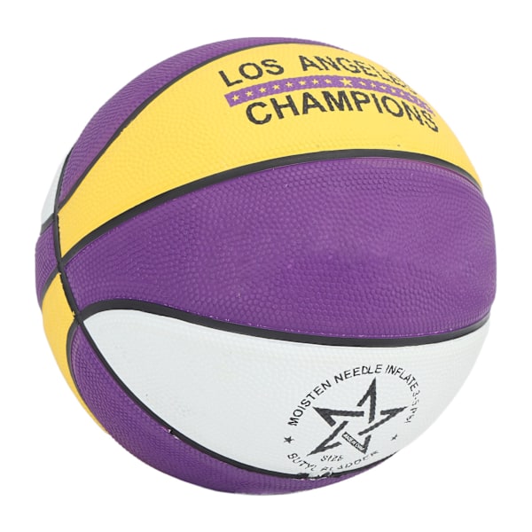 Gummibasketball, Slitesterk, Sikker, Svettebestandig, Myk, Sportsbasketball for Tenåringer, Trening, Størrelse 5, 22,6 cm / 8,9 tommer 0.6