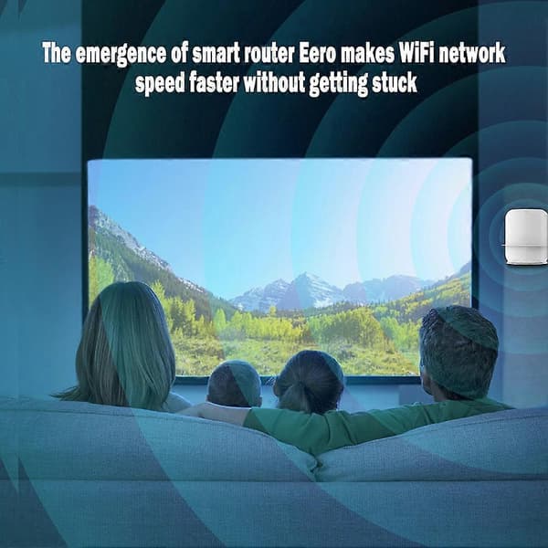 Seinäkiinnike EERO Max -reitittimelle, monitoiminen seinäteline White