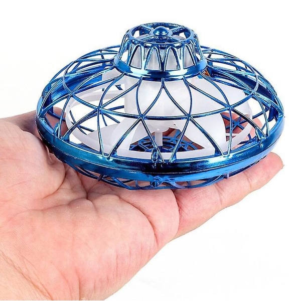 Handmanövrerad Mini Drone Ufo Flying Ball Toy blue
