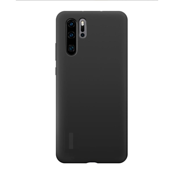 Sopiva Yhteensopiva Huawei P30 Pro Nestemäinen Puhelinkotelo Musta