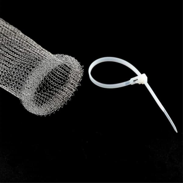 [LCS] 20 Pcs Lint Filter Washing Machine Lint Trap Laundry Mesh Washer Hose Filter with 20 Pcs Cable Ties 24pcs