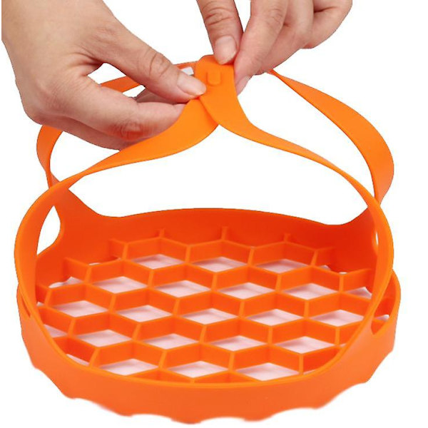 [LCS] Tryckkokarslinga Silikonbakformsslinga Kompatibel Orange Large