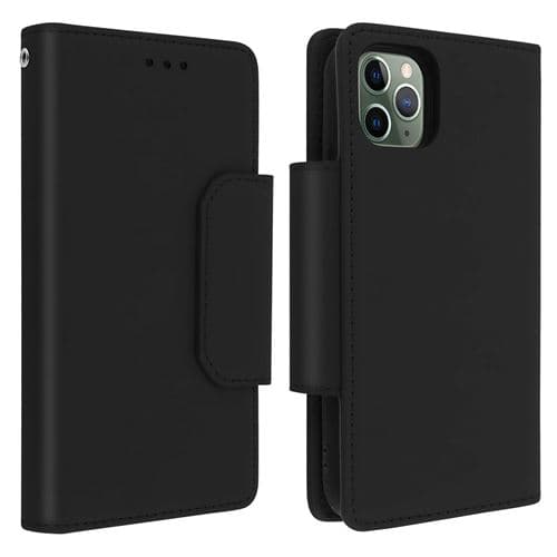 [LCS] Etui kompatibelt med Apple iPhone 11 Pro Max Folio avtakbart magnetisk kort