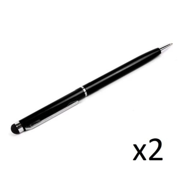 Metal Stylus Pen x2 för SAMSUNG Galaxy A7 Smartphone 2 i 1 Sty