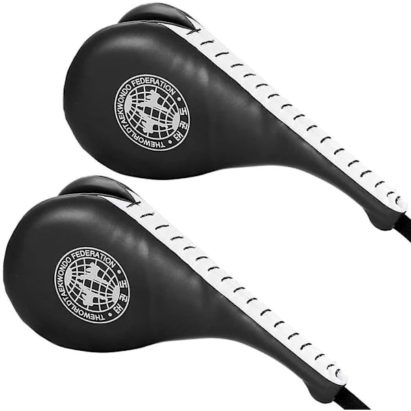 1 Par Holdbare Taekwondo Sparkepuder black