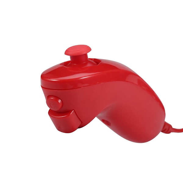 Wii Nunchuck Controller, Nunchuck Controllere Til Nintendo Wii Videospil Red