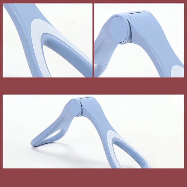 Thigh Master Muskeltræningsudstyr Ben Træner til Hjemmetræning blue 33x19cm