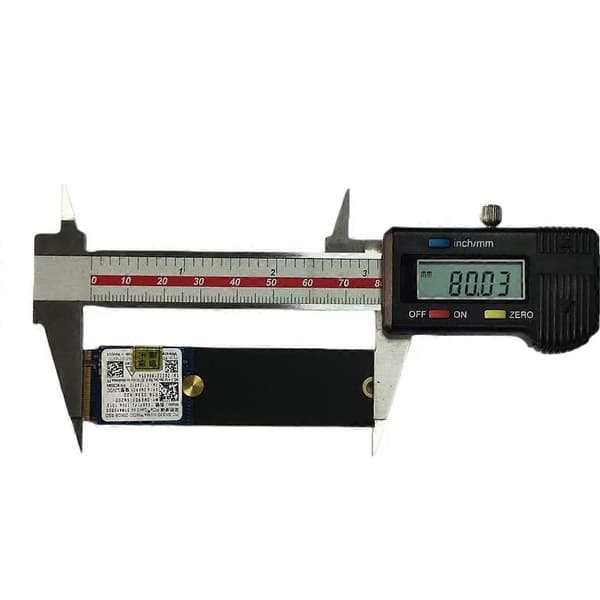 2230 til 2280 M.2 Lang Størrelse NGFF M.2 SSD Adapter Omformer Utvidelsesstativ Black