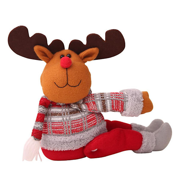2 st Julgardin Spänne Tieback, tomte Gardinhållare Fas ELK