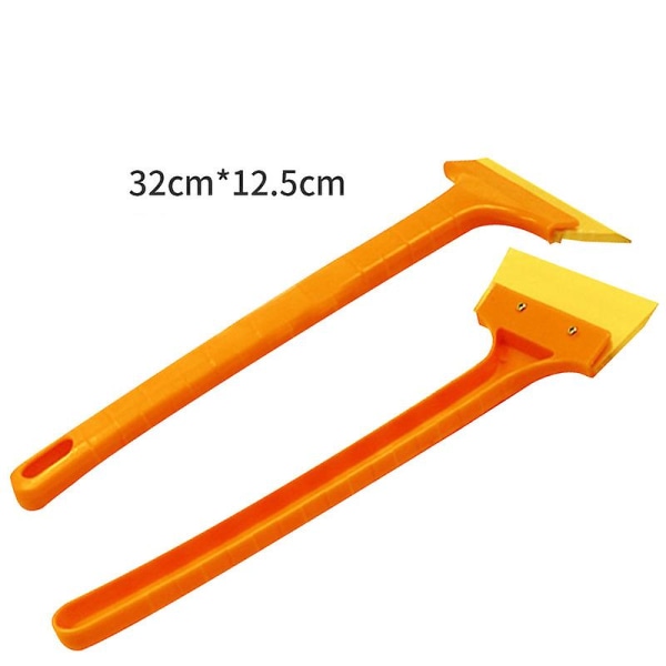 Multifunksjonell snøskrape med brede metallblader, ABS antisklihåndtak, snøskuffe for bilvindu og is Medium Oxford  with 2 Screws