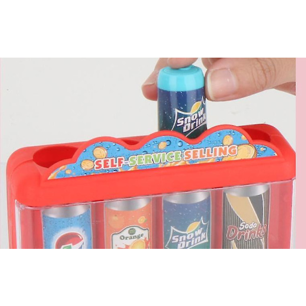 Barns dryckesautomat leksak myntstyrd rolig lekhus blue