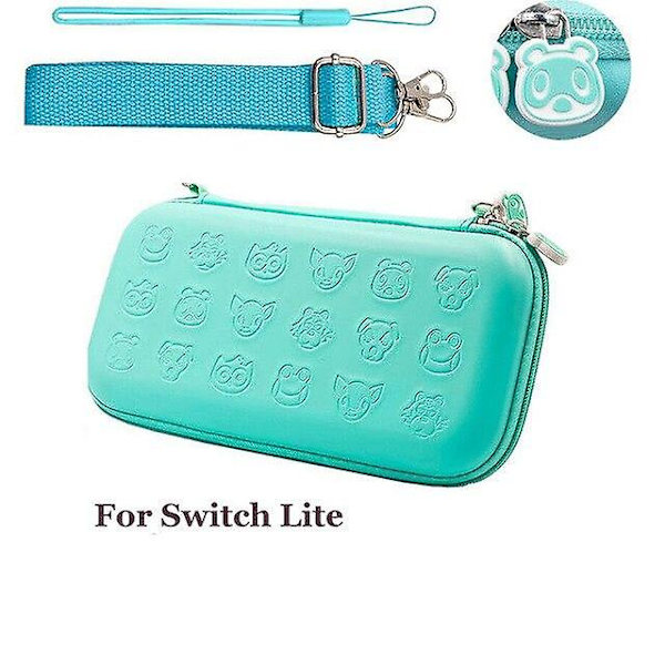 Kittillbehör för Nintendo Switch Lite väska spelkortsfodral rosa påse skydd förvaring Nintedo Nitendo Swich Swith skyddsväska Blue for lite