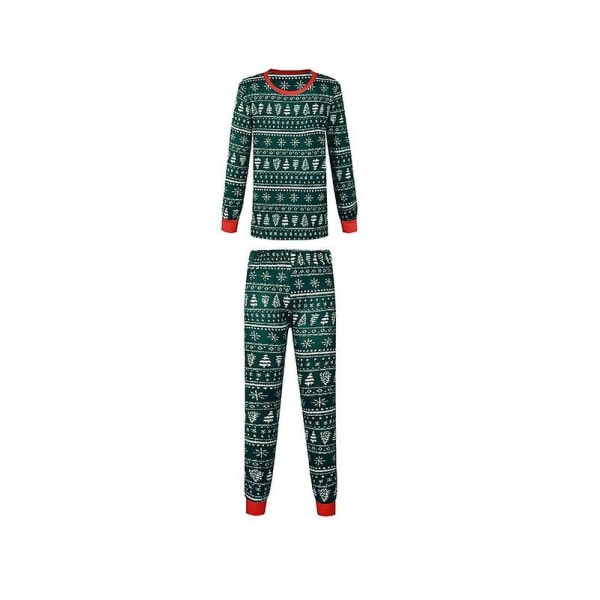 Jul Familj Julgran Tryck Pyjamas Matchande Set Dad M