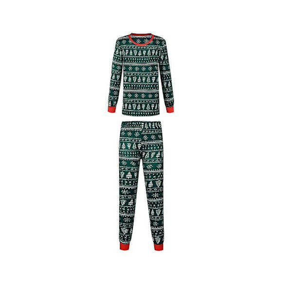 Jule Familie Juletre Trykk Pyjamas Matchende Sett Dad M