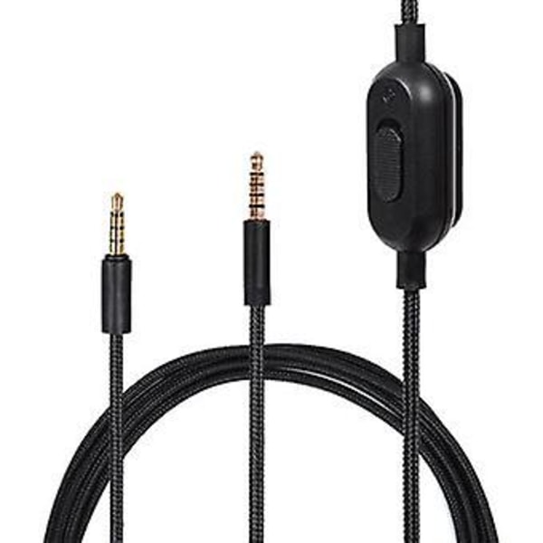 3,5 mm kabel med kontroll för Logitech Gpro X G233 G433 hörlurar