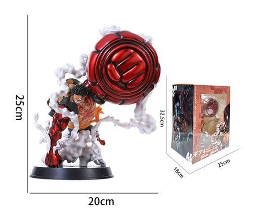 [LCS]Smukt animeret One Piece D> Luffy 4-hullers 25 cm dukke med