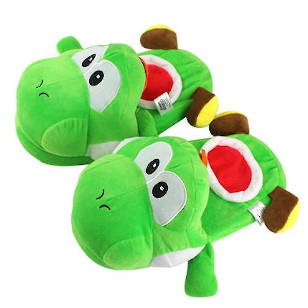 Yoshi Mario Varme Dejlige Anime Hjemmesko Fortykket Plys Slip