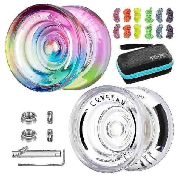 Magicyoyo Plastikk Dual Funksjon Jojo K2 Krystall Gradient Jojo K2 Tricolor Gradient