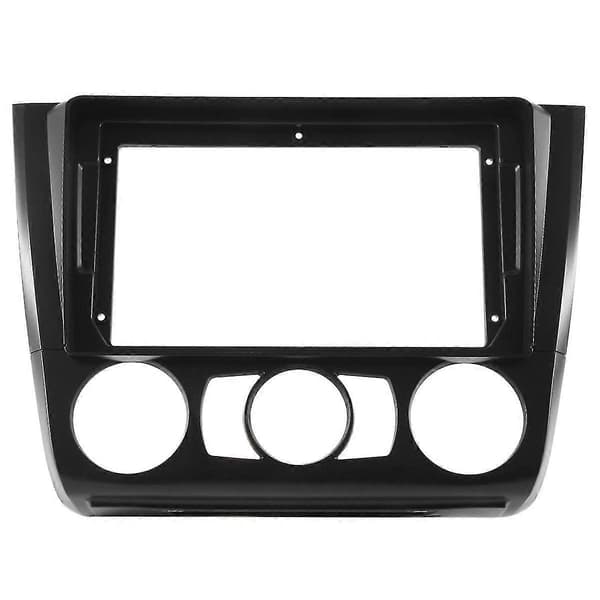 Bil DVD Ram Ljudadapter Instrumentbräda Trim Kit Facia Panel 9 Tum för 1-serie E88 E82 E81 E87 2004-2011 Radio Spelare Black
