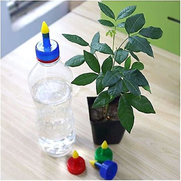 Trädgårdsartiklar Spruta Bärbar Flasklock Sprinkler Munstycke Trädgårdsspray Växt Blomma Droppbevattning Dricksvattenverktyg 6st