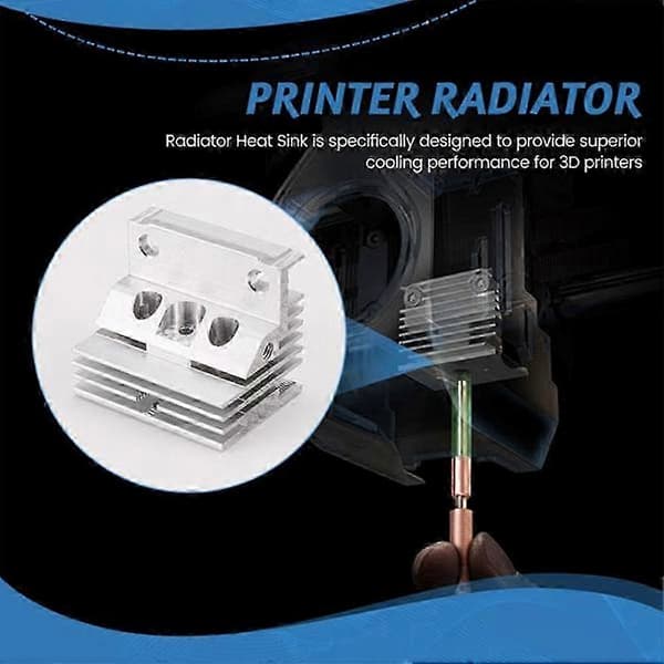 3D-printer køler tilbehør - Køleplade til K1/MAX modeller - 1 stk. Silver