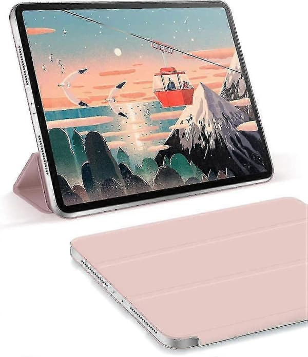 iPad Pro 11-tommers deksel med sterk magnetisk folding og justerbart stativ PINK