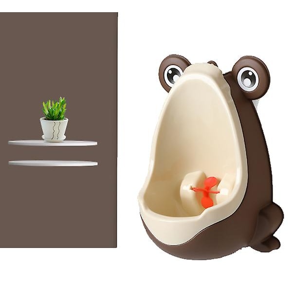 Söt Groda Potträning Urinal För Pojkar brown