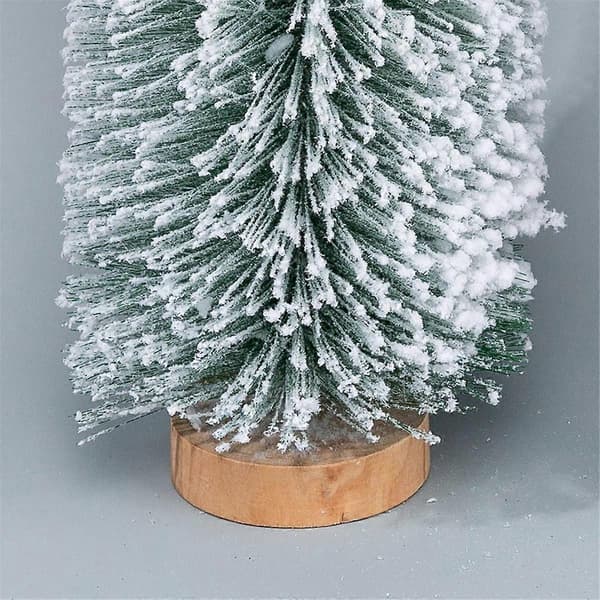 [LCS]Snöflinga Julgran Mini Julgransprydnader Skrivbordsdekorationer Små Julartiklar 30