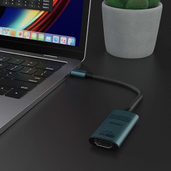 [LCS]ONTEN UC981 8K 30Hz USB-C uros-HDMI naaras-videomuunninsovitin