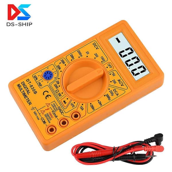 [LCS]LCD Digital Multimeter DT-830B Elektrisk Voltmeter Amperemeter Ohm-testare AC/DC 750/1000V Amp Volt Ohm-testare Mätare multimeter test pen