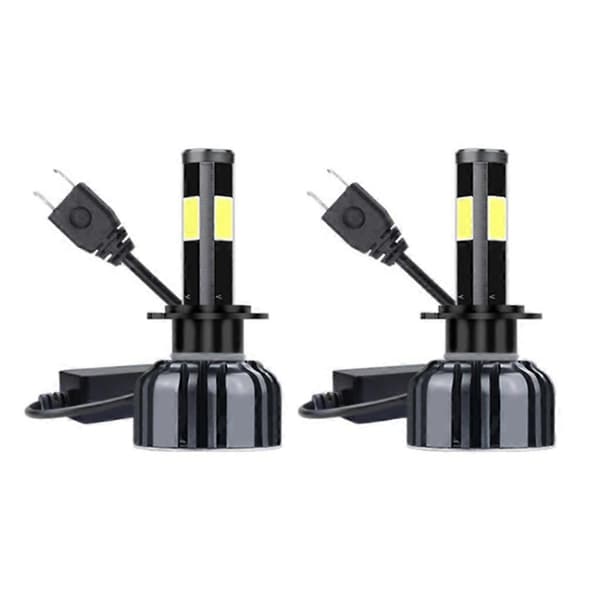 Frontlykt H11 H7 HB2 Enkel H1 H4 Bil Tåkelys LED Pære Lys Konvertering HB3 2x H1