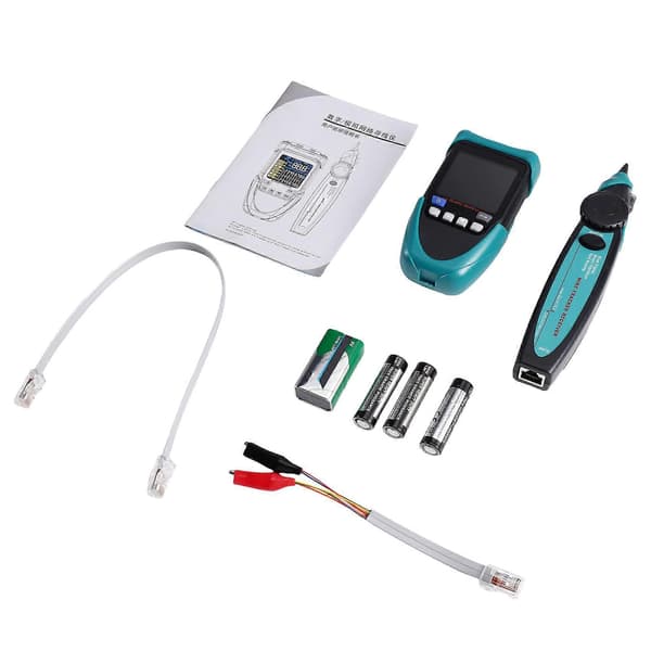 TOOLTOP ET615 Netværkskabeltester Multimeter 600M LAN Kabelkortlægning PoE LAN Kabelfinder Ethernet Tester