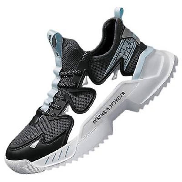 Herre Ins Pustende Tynne Sports Allsidige Trendy Sko gray blue 42
