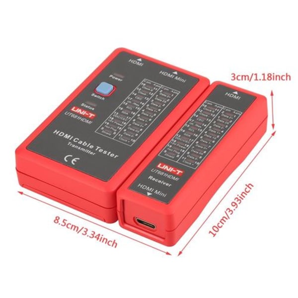 UNI-T HDMI Bærbar High Definition Kabel Tester NF-622 LED Ch