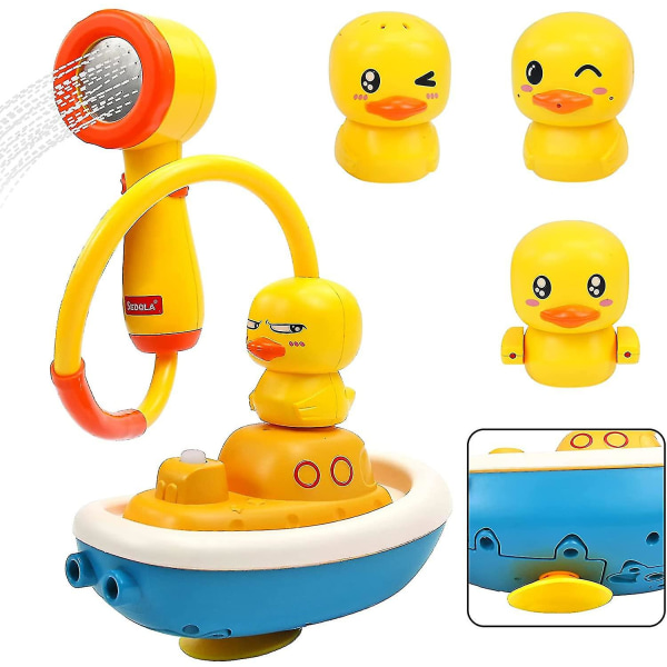 Badleksaker för bebisar, Gula Ankor, Babysprinkler, Badkar, Dusch, Pool, Presenter till Pojkar & Flickor