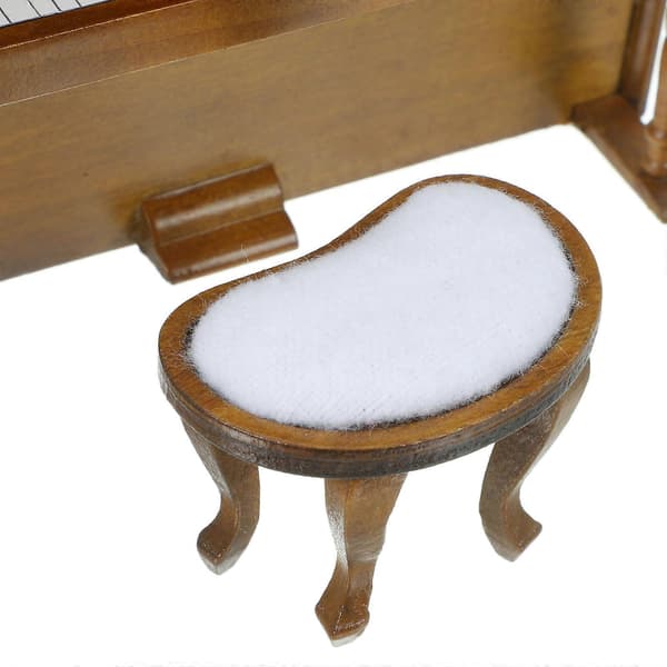 Dukkehus Miniatyr Piano Modell for Dekorasjon 1 Sett