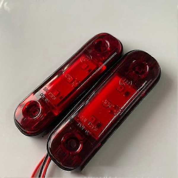 10 stk 3LED LED bilhenger sidemarkeringslampe viklingslampe sidemarkeringslampe tilhenger baklys [MI]