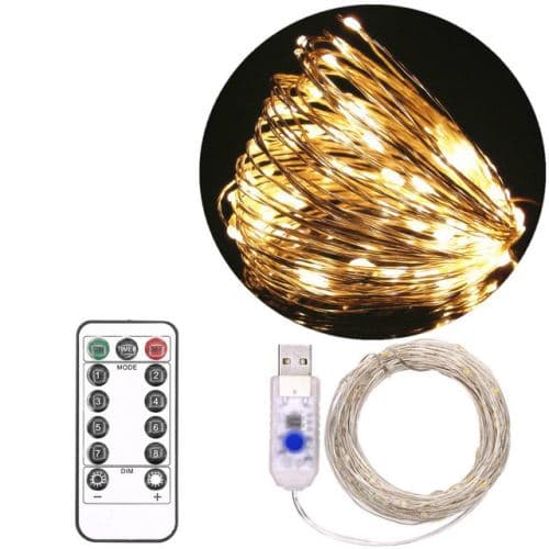 [LCS] 20M lyslenke med 200 mikro-LED og 8 fjernkontrollmoduser