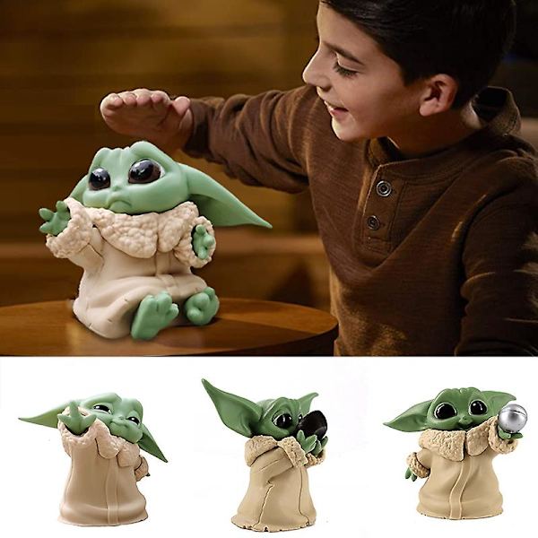 5 kpl Star Wars The Child Animatronic Edition Baby Yoda -hahmo Mandalorian-lelu lapsille