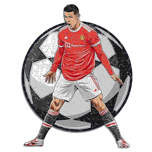 [LCS] Træpuslespil Cristiano Ronaldo til børn A4