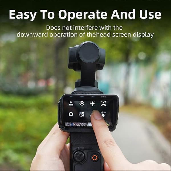 1 STK Til DJI OSMO POCKET 3 Skærmhætte Display Cover Solskærm Tilbehør Sort