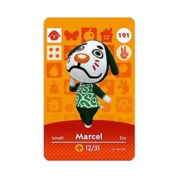 Nfc Game Card For Animal Crossing,ch Amiibo Wii U - 191 Marcel