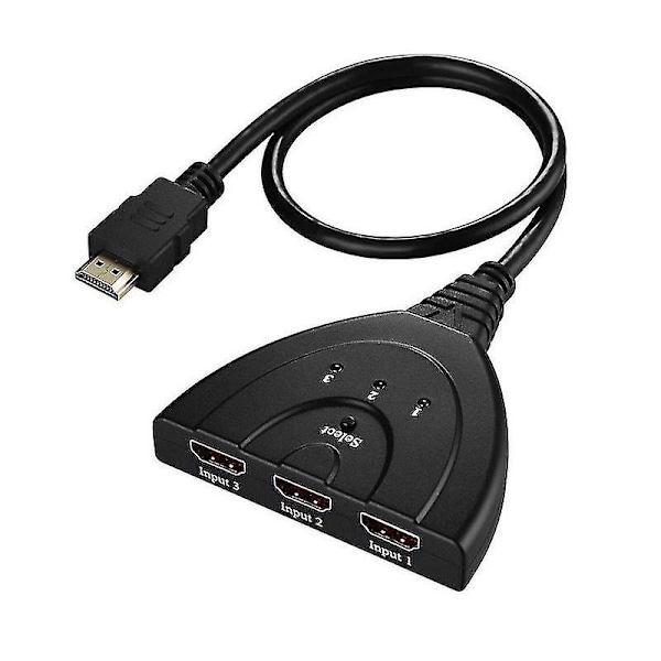 HDMI-switch 3x1 UHD 4K, 2K 1080p