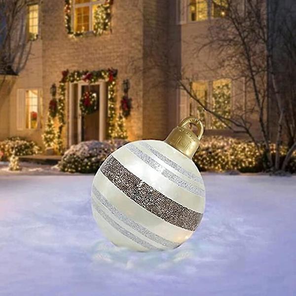 Stor Jul PVC Uppblåsbar Dekorerad Boll S6