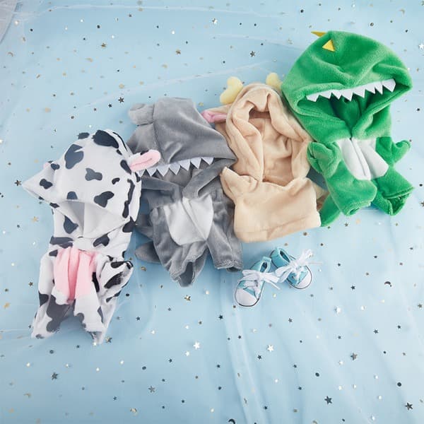 Overallbyxor 20 cm dockdräkt Pyjamas Dockkläder Docktillbehör Blå 5,3*2,6 cm Blå 5.3*2.6cm blue
