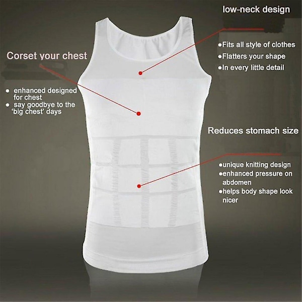 Män Kroppsslimmande Mageformare Trosor Shapewear Midja